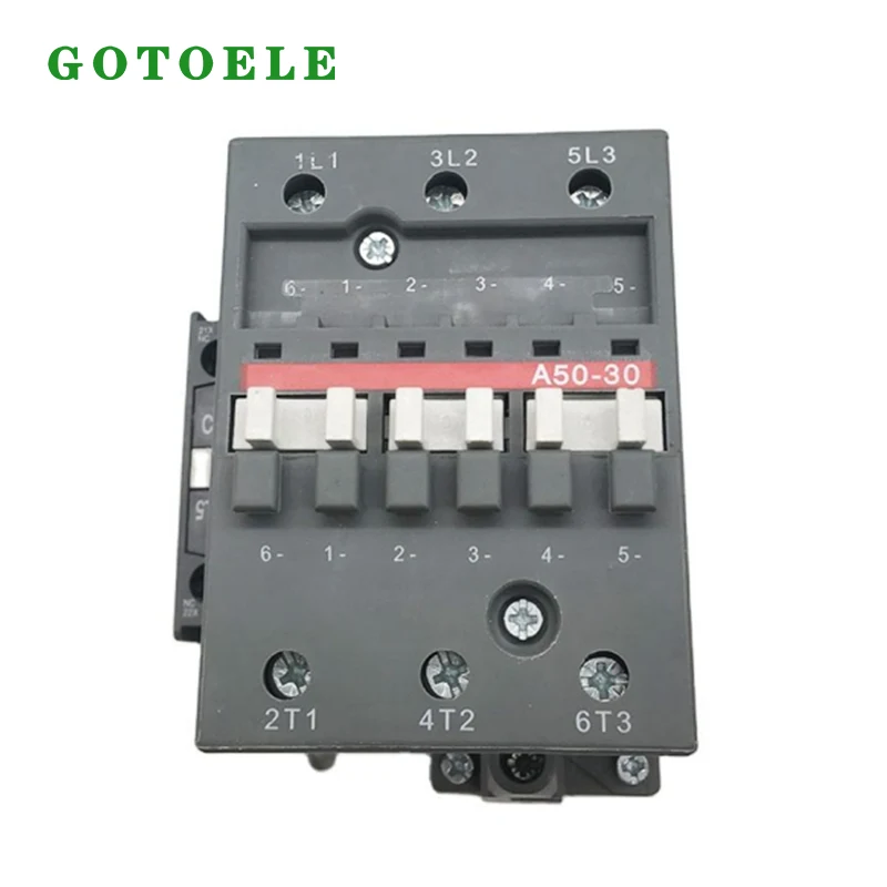 A50-30-11 3 Pole AC Contactor 100A 1NO+1NC جهات الاتصال المساعدة